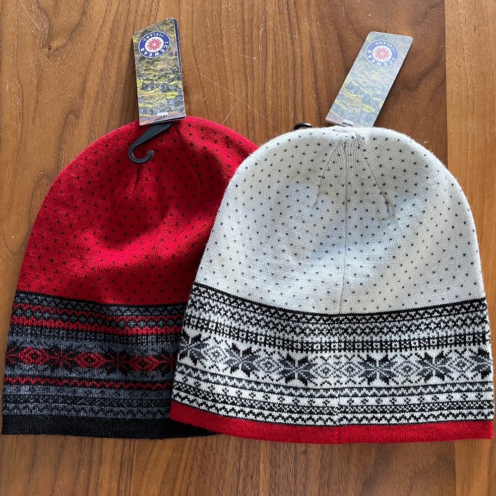 Knit beanies (from Iceland!)